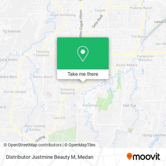 Distributor Justmine Beauty M map