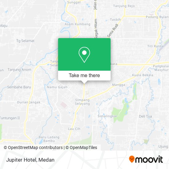 Jupiter Hotel map