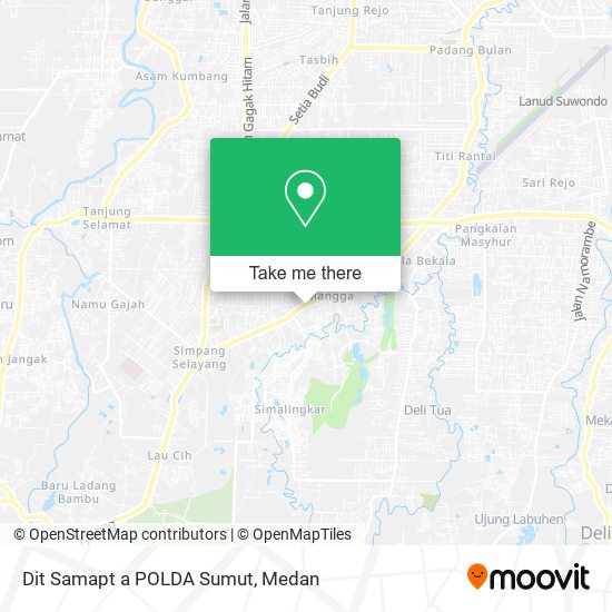 Dit Samapt a POLDA Sumut map