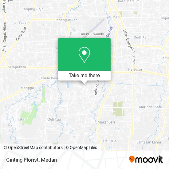 Ginting Florist map