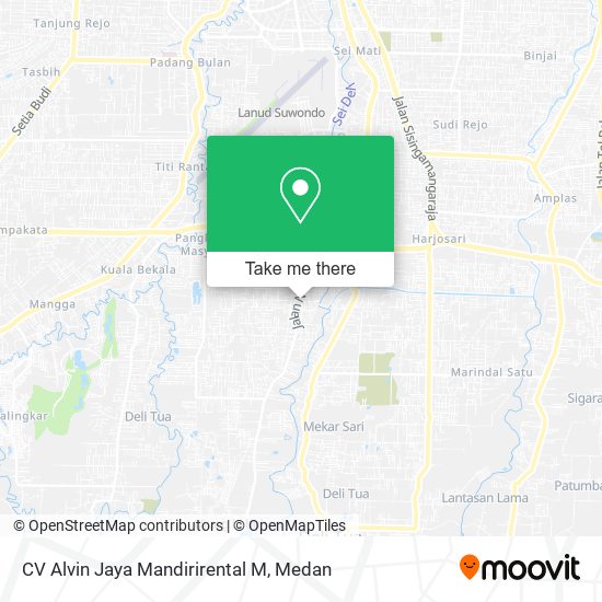 CV Alvin Jaya Mandirirental M map