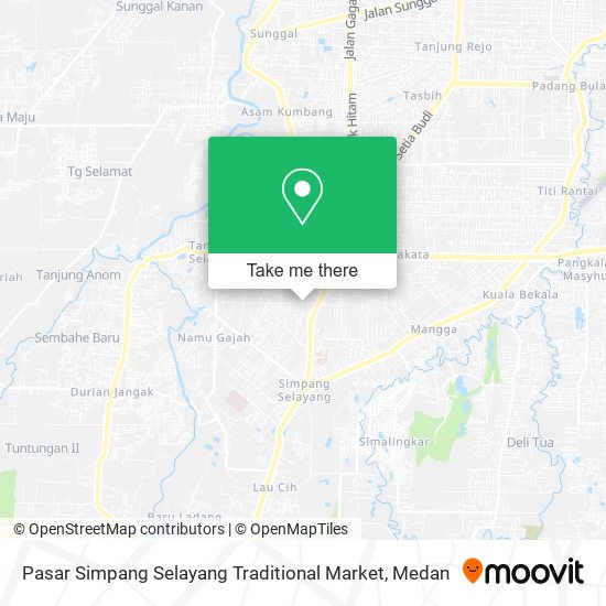 Pasar Simpang Selayang Traditional Market map