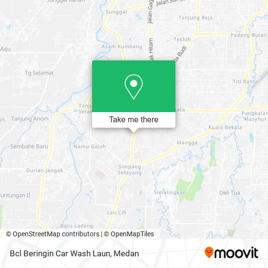 Bcl Beringin Car Wash Laun map