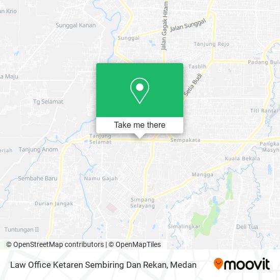 Law Office Ketaren Sembiring Dan Rekan map
