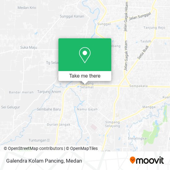 Galendra Kolam Pancing map