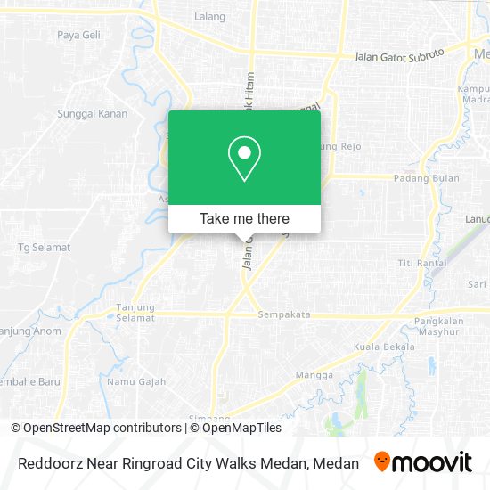 Reddoorz Near Ringroad City Walks Medan map