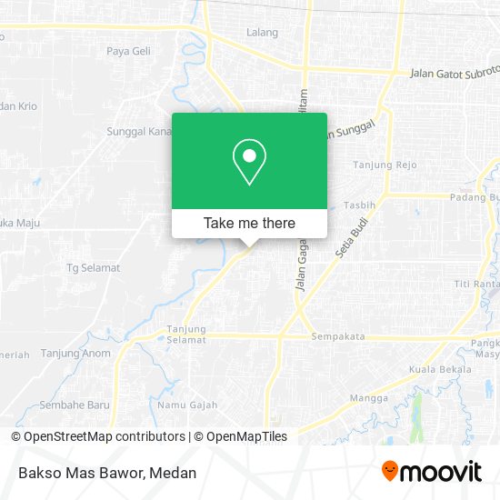 Bakso Mas Bawor map