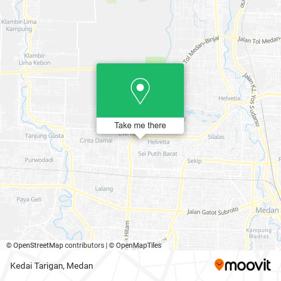Kedai Tarigan map