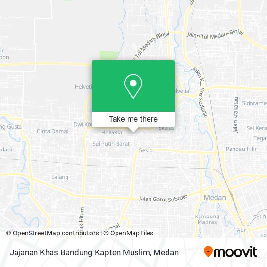 Jajanan Khas Bandung Kapten Muslim map