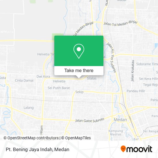 Pt. Bening Jaya Indah map