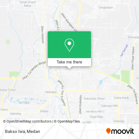 Bakso Iwa map
