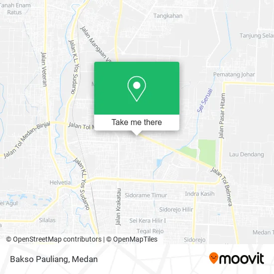 Bakso Pauliang map
