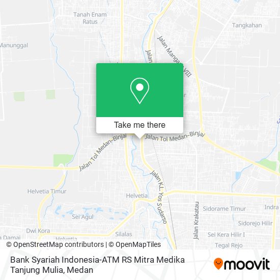 Bank Syariah Indonesia-ATM RS Mitra Medika Tanjung Mulia map
