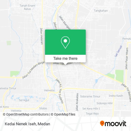 Kedai Nenek Iseh map