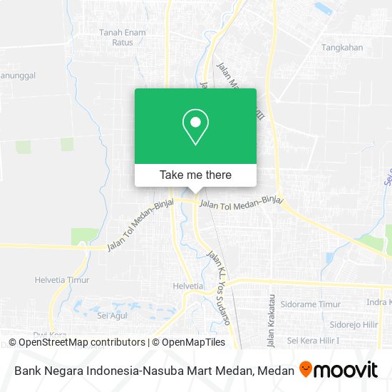 Bank Negara Indonesia-Nasuba Mart Medan map