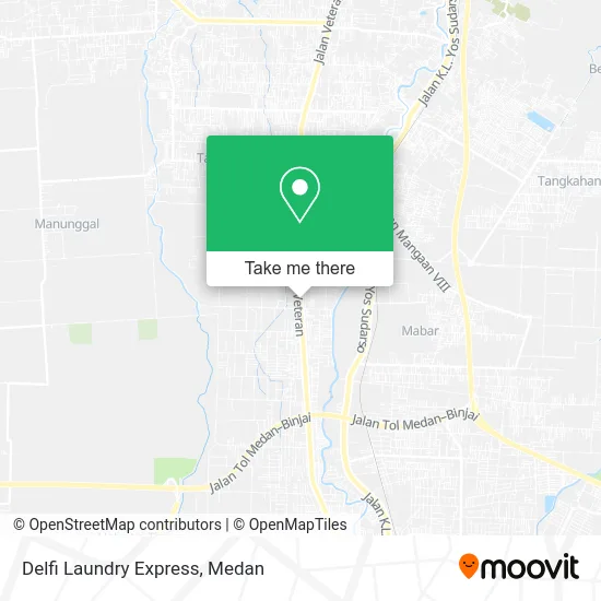Delfi Laundry Express map