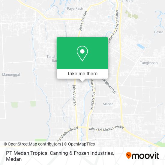 PT Medan Tropical Canning & Frozen Industries map