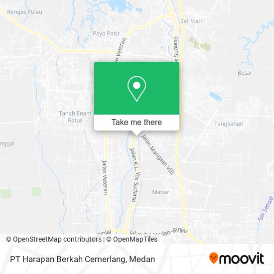 PT Harapan Berkah Cemerlang map