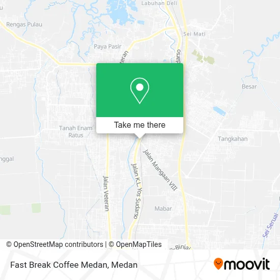 Fast Break Coffee Medan map