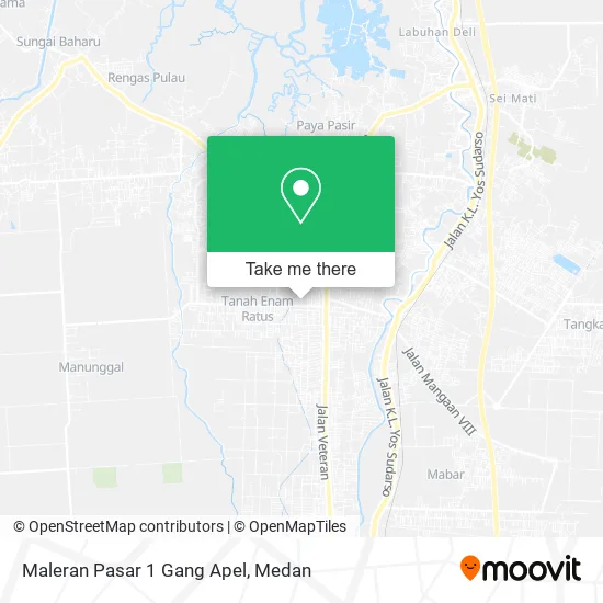 Maleran Pasar 1 Gang Apel map