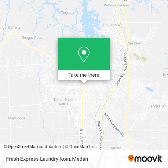 Fresh Express Laundry Koin map