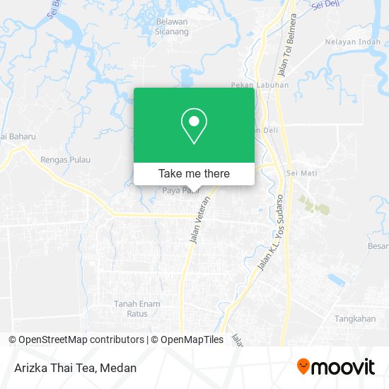 Arizka Thai Tea map