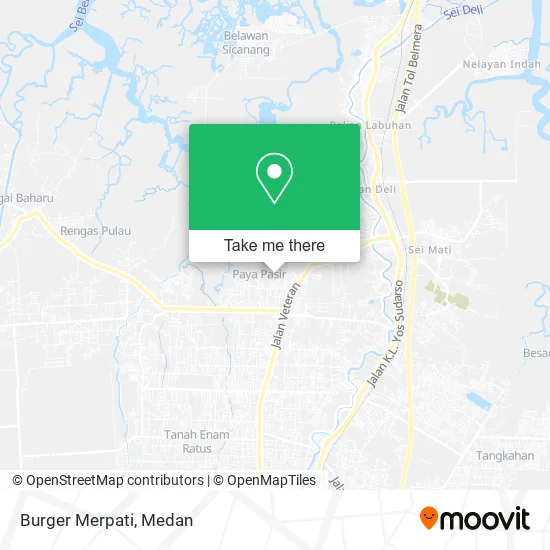 Burger Merpati map