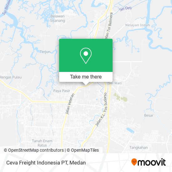 Ceva Freight Indonesia PT map
