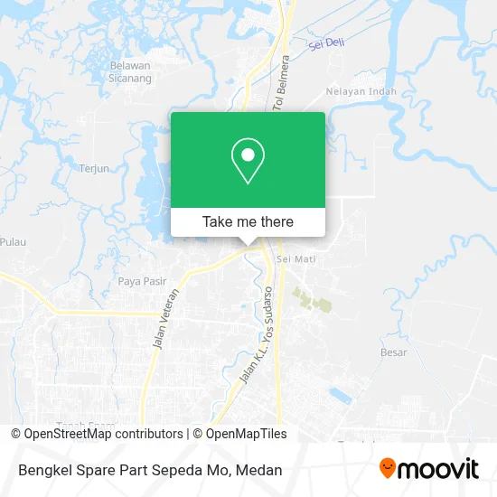 Bengkel Spare Part Sepeda Mo map