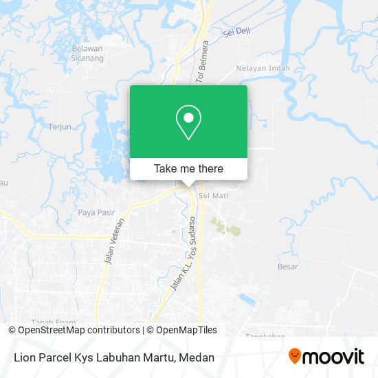 Lion Parcel Kys Labuhan Martu map
