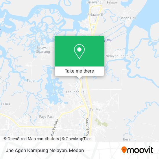 Jne Agen Kampung Nelayan map