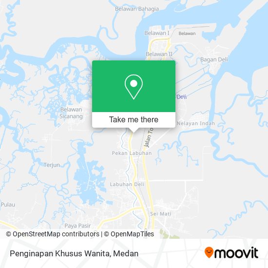 Penginapan Khusus Wanita map
