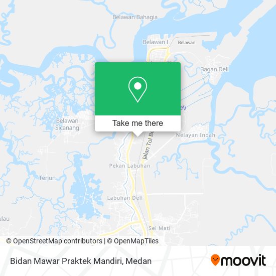 Bidan Mawar Praktek Mandiri map