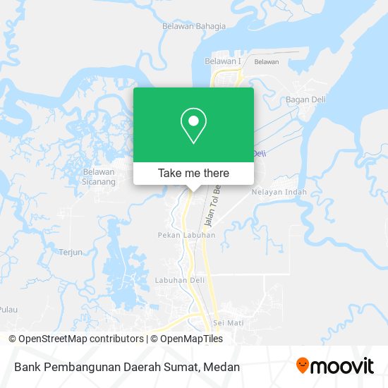 Bank Pembangunan Daerah Sumat map