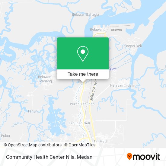 Community Health Center Nila map