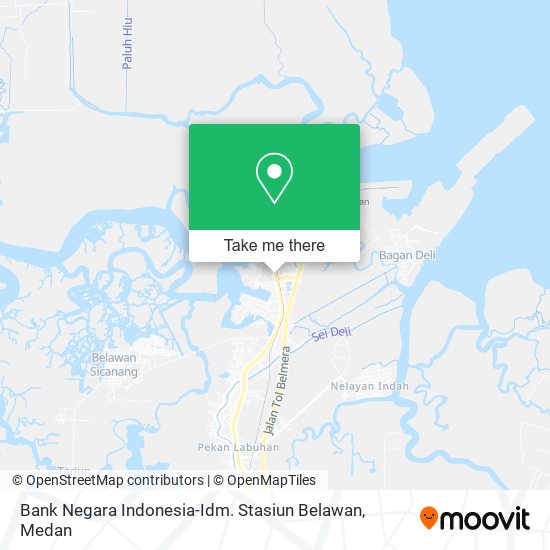 Bank Negara Indonesia-Idm. Stasiun Belawan map