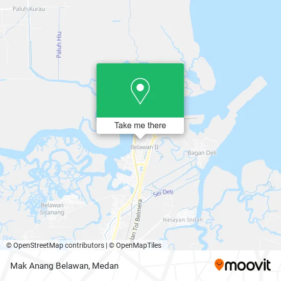 Mak Anang Belawan map