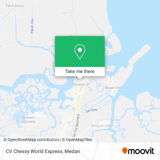 CV Chessy World Express map