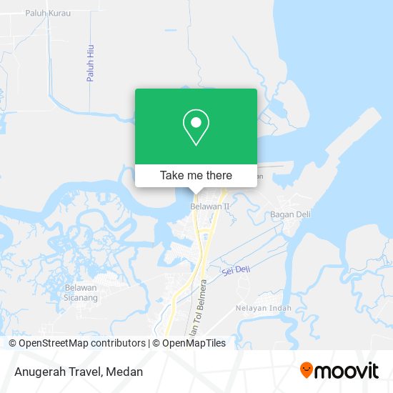 Anugerah Travel map