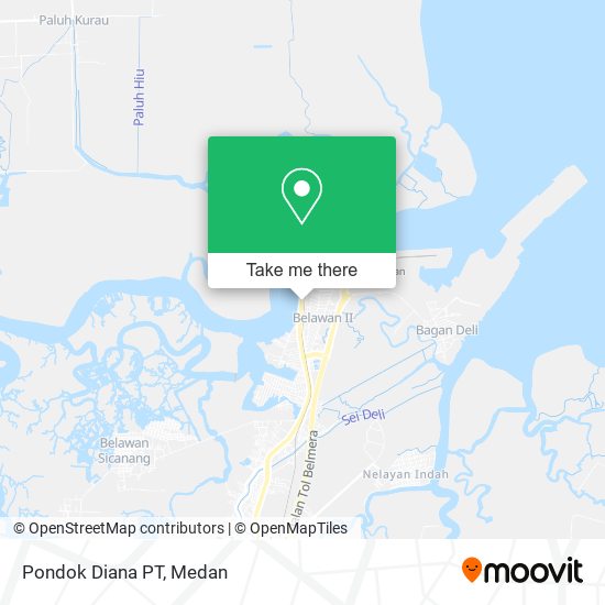 Pondok Diana PT map