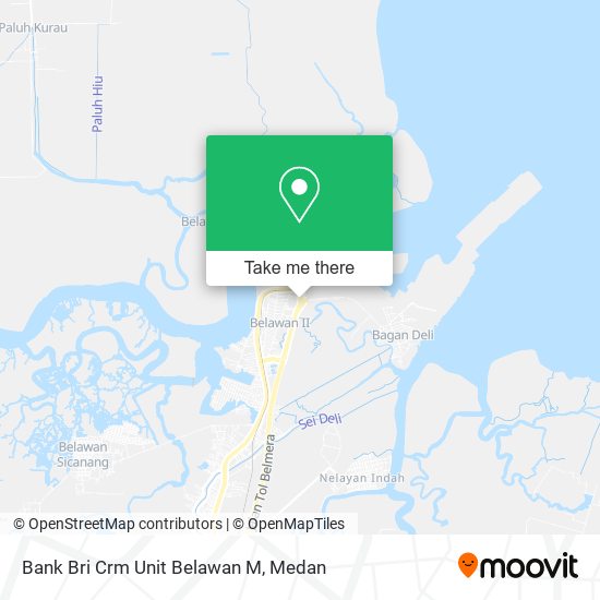 Bank Bri Crm Unit Belawan M map