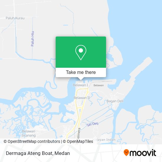 Dermaga Ateng Boat map