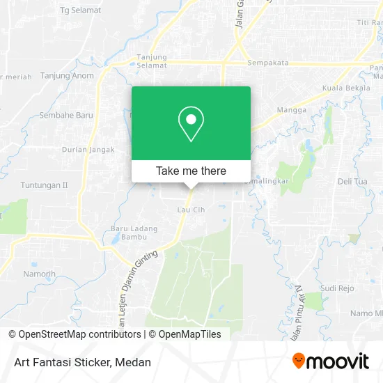 Art Fantasi Sticker map
