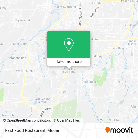 Fast Food Restaurant map