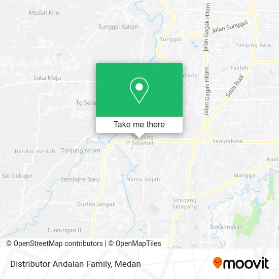 Distributor Andalan Family map