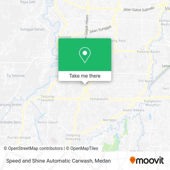 Speed and Shine Automatic Carwash map
