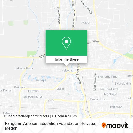 Pangeran Antasari Education Foundation Helvetia map