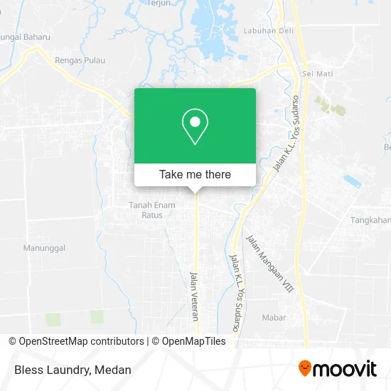 Bless Laundry map