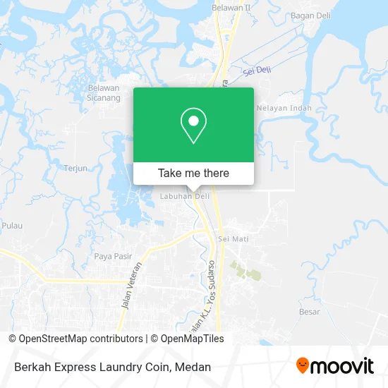 Berkah Express Laundry Coin map