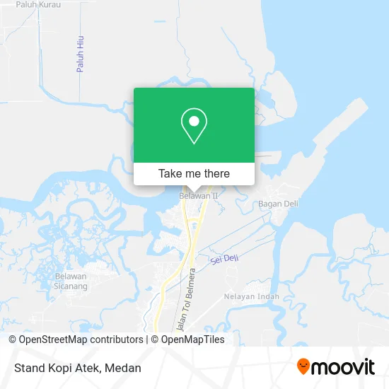 Stand Kopi Atek map